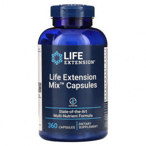 Life Extension, Mix, 360 капс (30 порций)
