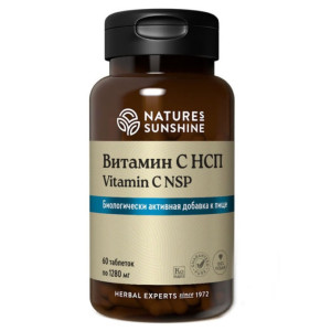 NATURE'S SUNSHINE, Vitamin C, 60 табл (60 порций)