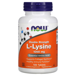 NOW, L-Lysine 1000 мг
