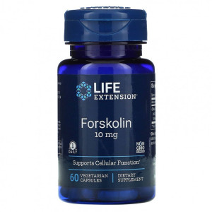 Life Extension, Forskolin 10 мг, 60 капс (60 порций)