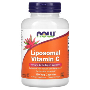 NOW, Liposomal Vitamin C, 120 капс (60 порций)