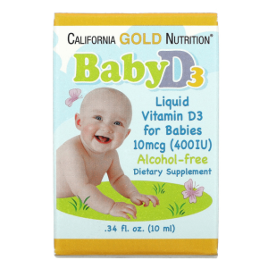 California Gold Nutrition, Baby Vitamin D3 400 ΠΠ,10 ΠΌΠ» (300 ΠΏΠΎΡΡΠΈΠΉ)