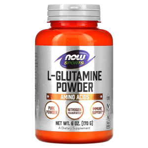 NOW, L-Glutamine Powder, 170 г (34 порции)