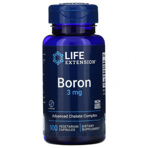 Life Extension, Boron, 100 капс (100 порций)