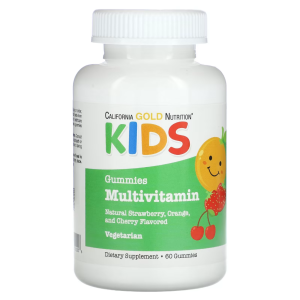 California Gold Nutrition, Kids Multi, 60 марм (30 порций)