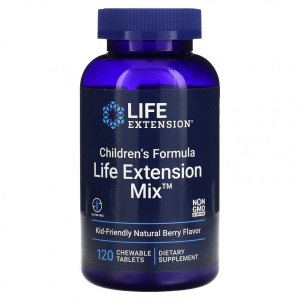 Life Extension, Childrens Formula Mix, 120 жев табл (60 порций)