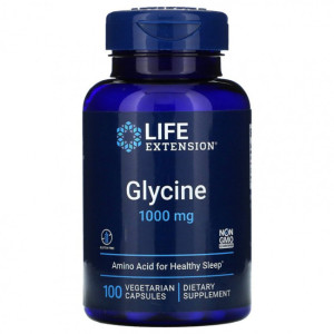 Life Extension, Glycine 1000 мг, 100 капс (100 порций)