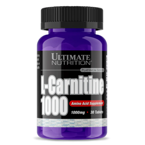 Ultimate Nutrition, L-Carnitine 1000 мг, 30 табл (30 порций)