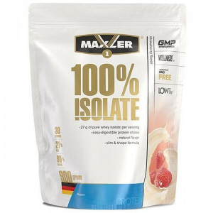 MAXLER, 100% Isolate, 900 г (30 порций)