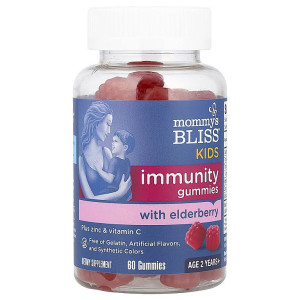 Mommy's Bliss, Kids Elderberry Gummies, 60 марм (60 порций)