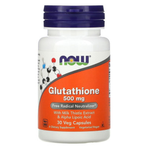 NOW, Glutathione 500 мг