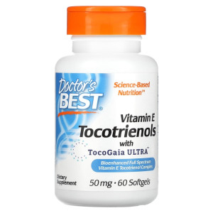 Doctor's Best, Vitamin E 50 ΠΌΠ³, 60 ΡΠΎΡΡΠ³Π΅Π»Ρ (60 ΠΏΠΎΡΡΠΈΠΉ)