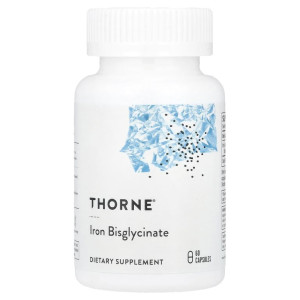 Thorne, Iron Bisglycinate, 60 капс (60 порций)