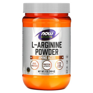 NOW, L-Arginine, 454 г (76 порций)