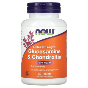 NOW, Glucosamine Chondroitin, 60 табл (30 порций)