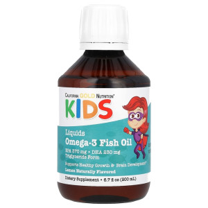 California Gold Nutrition, Kids Omega-3, 200 мл (80 порций)