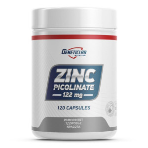 Geneticlab, Zinc Picolinate, 120 капс (120 порций)