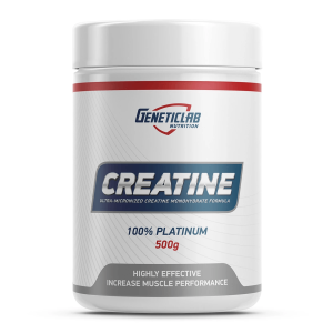 GeneticLab, Creatine Monohydrate Powder, 500 г (100 порций)
