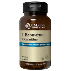 NATURE'S SUNSHINE, L-Carnitine, 60 капс (60 порций)