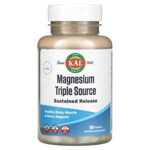 KAL, Magnesium Triple, 100 табл (100 порций)